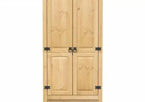 Șifonier Corona, 76x50x170 cm, lemn masiv de pin - 4/5