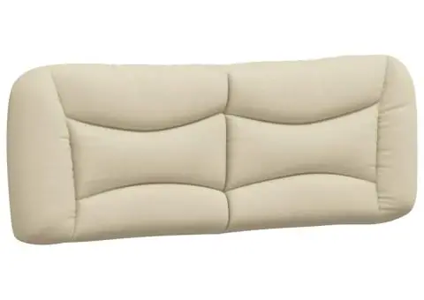 Pat cu saltea, crem, 140x200 cm, textil - 5/5