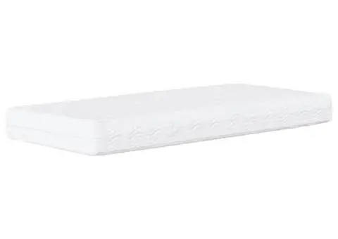 Pat cu saltea, gri deschis, 90x190 cm, textil - 5/5