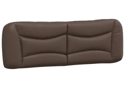 Pat cu saltea, maro, 160x200 cm, piele ecologică - 5/5