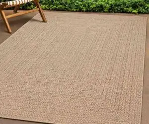 vidaXL Covor ZIZUR aspect iută, 60x110 cm, pentru interior și exterior