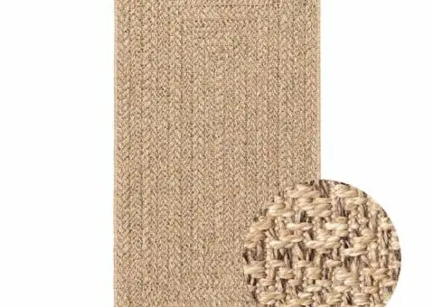 Covor ZIZUR aspect iută, 60x110 cm, pentru interior și exterior - 2/5