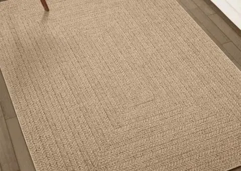 Covor ZIZUR aspect iută, 60x110 cm, pentru interior și exterior - 3/5