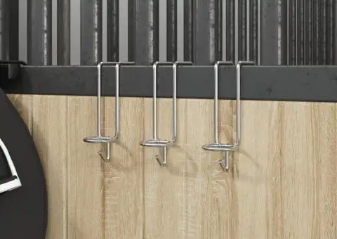 Cârlig portabil pentru găleată, argintiu, oțel galvanizat - 1/5