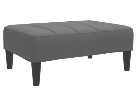 Taburet, gri închis, 77x55x31 cm, material textil - 2/5