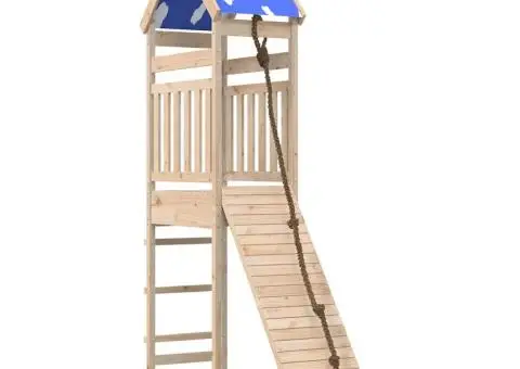 Set de joacă pentru exterior, lemn masiv de pin - 2/5