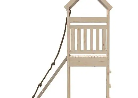 Set de joacă pentru exterior, lemn masiv de pin - 5/5