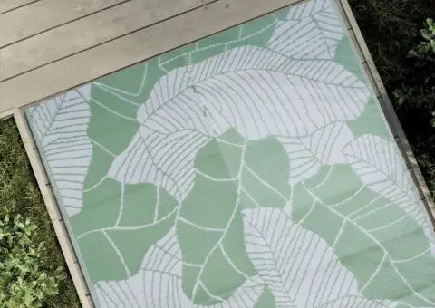 Covor de exterior, ARAKIL Verde, 120x180 cm, PP - 1/5