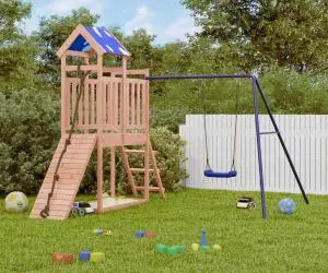vidaXL Set de joacă pentru exterior, lemn masiv de douglas