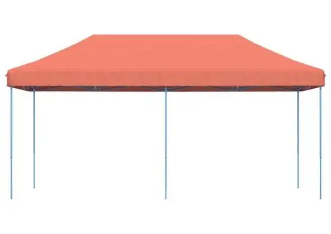 Cort de petrecere pliabil Pop-Up, 580x292x315 cm, teracotă - 3/5