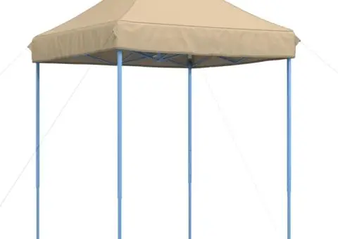 Cort de petrecere pliabil Pop-Up, 200x200x306 cm, bej - 2/5