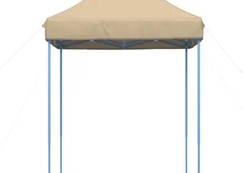 Cort de petrecere pliabil Pop-Up, 200x200x306 cm, bej - 4/5