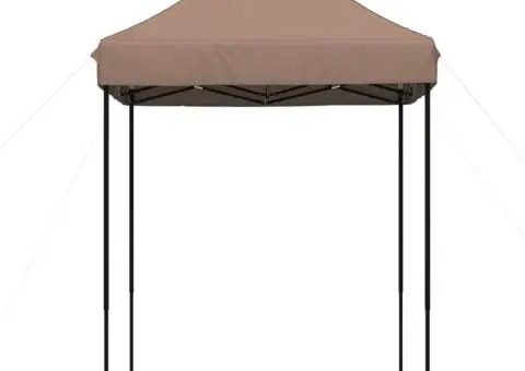 Cort de petrecere pliabil Pop-Up, 200x200x306 cm, maro - 4/5