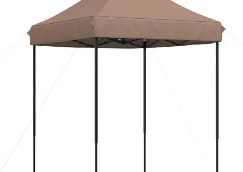 Cort de petrecere pliabil Pop-Up, 200x200x306 cm, maro - 5/5