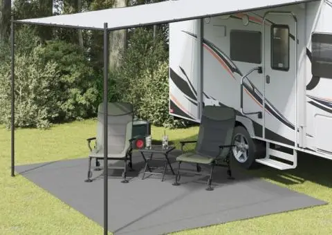 Covor pentru cort, antracit, 4x3 m - 1/5