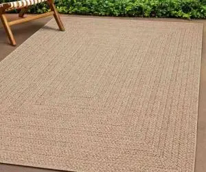 vidaXL Covor ZIZUR aspect iută, 80x250 cm, pentru interior și exterior