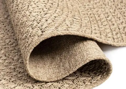 Covor ZIZUR aspect iută, 80x200 cm, pentru interior și exterior - 5/5