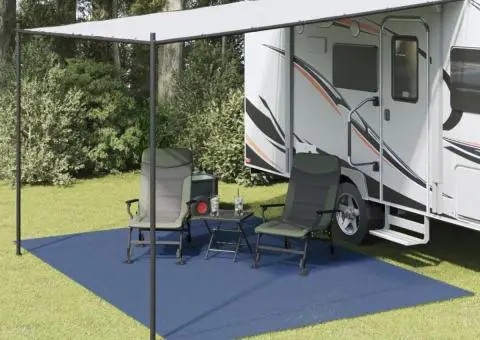 Covor pentru cort, albastru, 4x3 m - 1/5