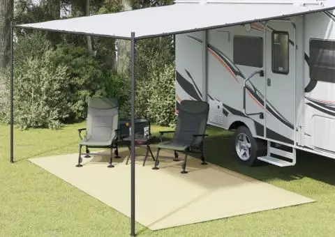 Covor pentru cort, crem, 4,5x2,5 m - 1/5