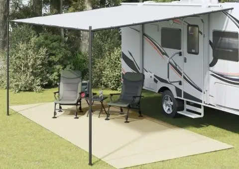 Covor pentru cort, crem, 5,5x2,5 m - 1/5