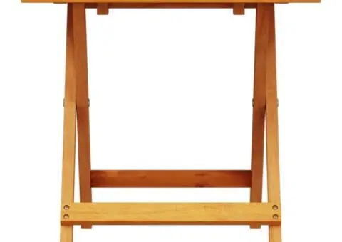 Masă laterală de grădină 40x40x40 cm lemn masiv de acacia - 3/5