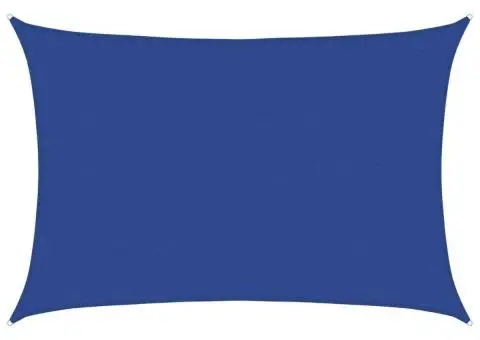 Pânză parasolar, albastru dreptunghiular 5x7 m HDPE 160 g/m² - 2/5