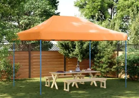 Cort de petrecere pliabil Pop-Up, portocaliu, 410x279x315 cm - 1/5