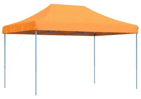 Cort de petrecere pliabil Pop-Up, portocaliu, 410x279x315 cm - 2/5