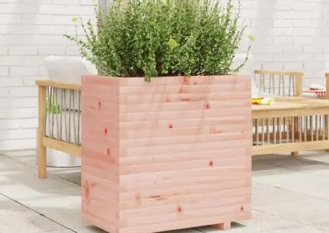 Jardinieră de grădină, 70x40x72 cm, lemn masiv Douglas - 3/5
