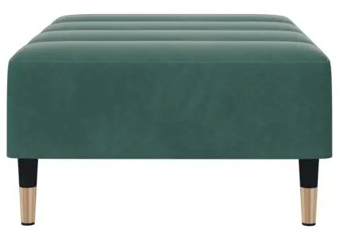 Taburet, verde închis, 77x55x31 cm, catifea - 5/5