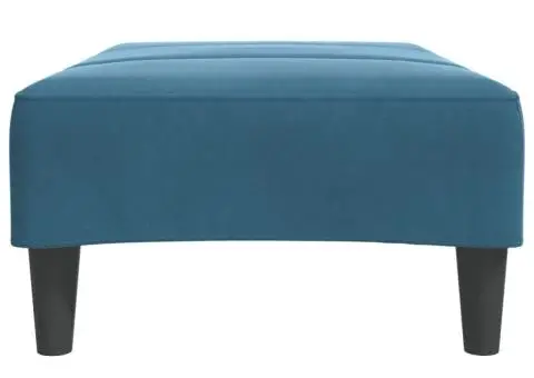 Taburet, albastru, 77x55x31 cm, catifea - 5/5