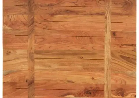 Blat de masă pătrat, 70x70x2,5 cm, lemn masiv de acacia - 5/5