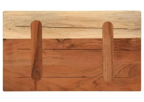 Blat de masă 60x20x3,8 cm dreptunghiular lemn masiv de acacia - 5/5
