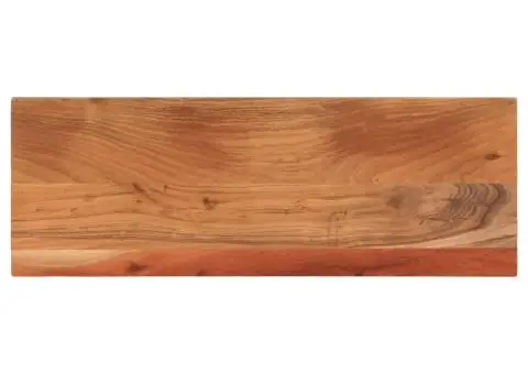 Blat de masă 80x20x3,8 cm dreptunghiular lemn masiv de acacia - 1/5