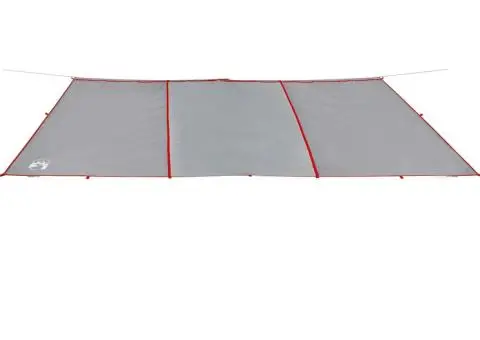 Prelată de camping, gri și portocaliu, 420x440 cm, impermeabilă - 4/5