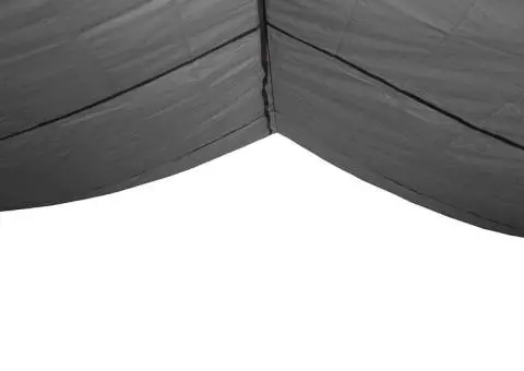 Prelată de camping, gri și portocaliu, 420x440 cm, impermeabilă - 5/5