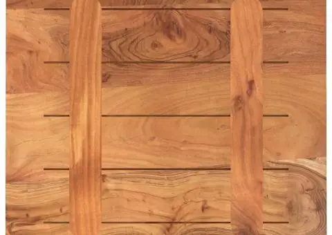 Blat de masă pătrată, 50x50x3,8 cm, lemn masiv de acacia - 5/5