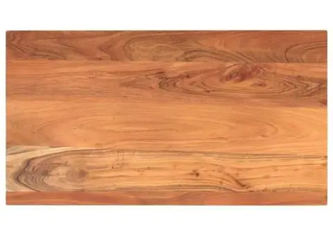 Blat de masă, 100x60x3,8 cm, dreptunghiular, lemn masiv acacia - 1/5