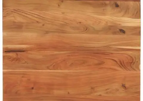 Blat de masă 90x80x3,8 cm dreptunghiular lemn masiv de acacia - 1/5