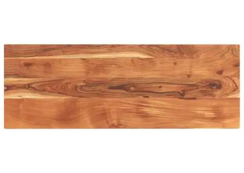 Blat de masă, 140x50x3,8 cm, dreptunghiular, lemn masiv acacia - 1/5