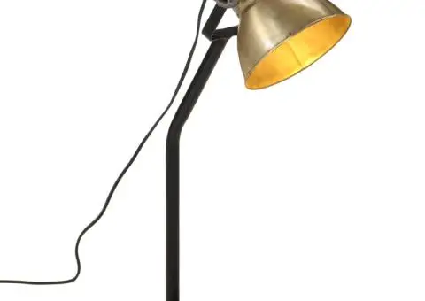 Lampă de birou 25 W, alamă antichizată, 17x17x60 cm, E27 - 1/5