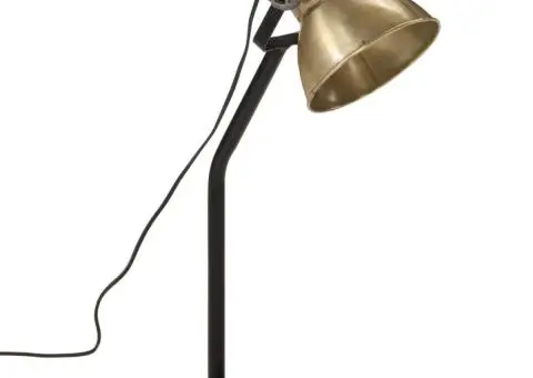 Lampă de birou 25 W, alamă antichizată, 17x17x60 cm, E27 - 2/5