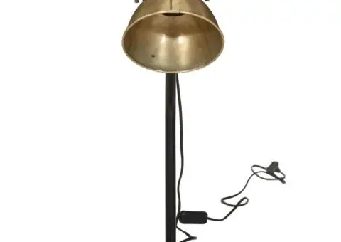 Lampă de birou 25 W, alamă antichizată, 17x17x60 cm, E27 - 3/5