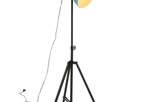 Lampă de podea, 25 W, albastru uzat, 61x61x90/150 cm, E27 - 1/5