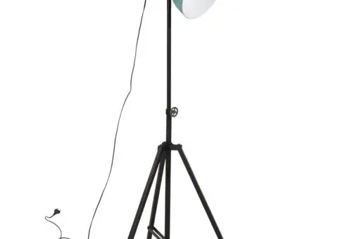 Lampă de podea, 25 W, albastru uzat, 61x61x90/150 cm, E27 - 2/5