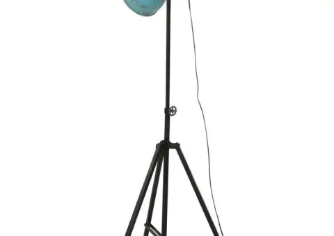 Lampă de podea, 25 W, albastru uzat, 61x61x90/150 cm, E27 - 5/5