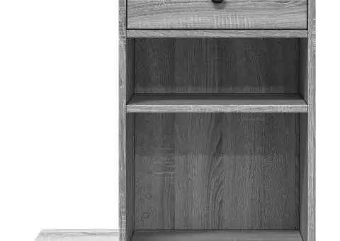 Suport pentru imprimantă cu roți, gri sonoma, 60x40x68,5 cm - 5/5