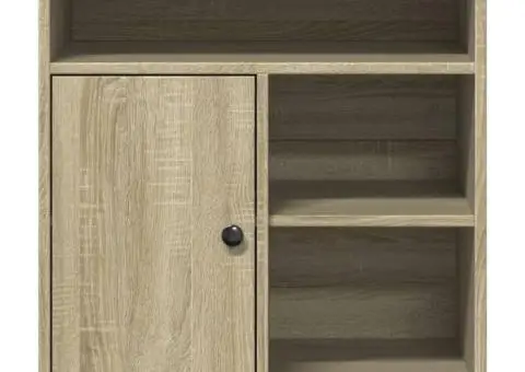 Suport pentru imprimantă cu roți, stejar sonoma, 60x50x67 cm - 5/5