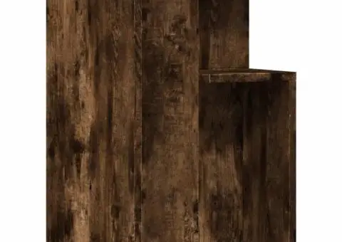 Masă laterală, stejar fumuriu, 35x35x60 cm, lemn compozit - 2/5