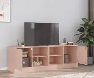 vidaXL Dulapuri TV 2 buc Roz 67x39x44 cm Otel